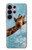 S3680 かわいいスマイルキリン Cute Smile Giraffe Samsung Galaxy S26 Ultra バックケース、フリップケース・カバー