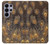 S3691 ゴールドピーコックフェザー Gold Peacock Feather Samsung Galaxy S26 Ultra バックケース、フリップケース・カバー