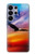 S3841 白頭ワシ カラフルな空 Bald Eagle Flying Colorful Sky Samsung Galaxy S26 Ultra バックケース、フリップケース・カバー