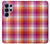 S3941 LGBT レズビアン プライド フラグ チェック柄 LGBT Lesbian Pride Flag Plaid Samsung Galaxy S26 Ultra バックケース、フリップケース・カバー
