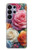 S3975 カラフルなバラの絵 Colorful Roses Painting Samsung Galaxy S26 Ultra バックケース、フリップケース・カバー