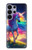 S3977 カラフルなユニコーン Colorful Unicorn Samsung Galaxy S26 Ultra バックケース、フリップケース・カバー