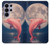 S4045 イルカの月夜 Dolphin Moon Night Samsung Galaxy S26 Ultra バックケース、フリップケース・カバー