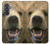 S0840 グリズリーベアの顔 Grizzly Bear Face Samsung Galaxy A37 バックケース、フリップケース・カバー