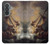 S1091 嵐の中のキリスト レンブラント Rembrandt Christ in The Storm Samsung Galaxy A37 バックケース、フリップケース・カバー