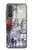 S1295 パリのエッフェル絵画 Eiffel Painting of Paris Samsung Galaxy A37 バックケース、フリップケース・カバー