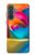 S1671 虹色のバラ Rainbow Colorful Rose Samsung Galaxy A37 バックケース、フリップケース・カバー