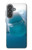 S1801 ベルーガ スマイルクジラ Beluga Whale Smile Whale Samsung Galaxy A37 バックケース、フリップケース・カバー