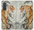 S1934 虎絵画 Tiger Painting Samsung Galaxy A37 バックケース、フリップケース・カバー