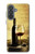 S2042 ブドウのボトルと赤ワインのグラス A Grape Vineyard Grapes Bottle and Glass of Red Wine Samsung Galaxy A37 バックケース、フリップケース・カバー