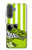 S2323 楽しい グリーンアリゲータークロコダイル Funny Green Alligator Crocodile Samsung Galaxy A37 バックケース、フリップケース・カバー