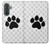 S2355 動物ポウあしあと Paw Foot Print Samsung Galaxy A37 バックケース、フリップケース・カバー