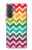 S2362 カラフルなシェブロンジグザグパターン Rainbow Colorful Shavron Zig Zag Pattern Samsung Galaxy A37 バックケース、フリップケース・カバー