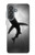 S2367 サメモノクロ Shark Monochrome Samsung Galaxy A37 バックケース、フリップケース・カバー