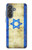 S2614 イスラエルの古い旗 Israel Old Flag Samsung Galaxy A37 バックケース、フリップケース・カバー
