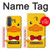 S2760 イエロー アヒル タキシード 漫画 Yellow Duck Tuxedo Cartoon Samsung Galaxy A37 バックケース、フリップケース・カバー