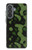 S2877 グリーンスネークスキン グラフィックプリント Green Snake Skin Graphic Printed Samsung Galaxy A37 バックケース、フリップケース・カバー