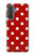S2951 赤の水玉 Red Polka Dots Samsung Galaxy A37 バックケース、フリップケース・カバー