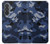S2959 海軍迷彩 Navy Blue Camo Camouflage Samsung Galaxy A37 バックケース、フリップケース・カバー