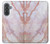 S3482 ピンクの大理石のグラフィックプリント Soft Pink Marble Graphic Print Samsung Galaxy A37 バックケース、フリップケース・カバー