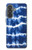 S3671 ブルータイダイ Blue Tie Dye Samsung Galaxy A37 バックケース、フリップケース・カバー