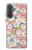 S3688 花の花のアートパターン Floral Flower Art Pattern Samsung Galaxy A37 バックケース、フリップケース・カバー