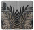 S3692 灰色の黒いヤシの葉 Gray Black Palm Leaves Samsung Galaxy A37 バックケース、フリップケース・カバー