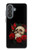 S3753 ダークゴシックゴススカルローズ Dark Gothic Goth Skull Roses Samsung Galaxy A37 バックケース、フリップケース・カバー