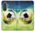 S3844 輝くサッカー サッカーボール Glowing Football Soccer Ball Samsung Galaxy A37 バックケース、フリップケース・カバー