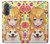 S3918 赤ちゃんコーギー犬コーギー女の子キャンディー Baby Corgi Dog Corgi Girl Candy Samsung Galaxy A37 バックケース、フリップケース・カバー