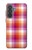S3941 LGBT レズビアン プライド フラグ チェック柄 LGBT Lesbian Pride Flag Plaid Samsung Galaxy A37 バックケース、フリップケース・カバー