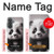 S3978 かわいい赤ちゃんパンダ Cute Baby Panda Samsung Galaxy A37 バックケース、フリップケース・カバー