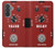S4011 赤いギターのアナログディレイグラフィック Red Guitar Analog Delay Graphic Samsung Galaxy A37 バックケース、フリップケース・カバー