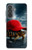 S4056 マダガスカルのカメの赤い帽子 Madagascar Turtle Red Cap Samsung Galaxy A37 バックケース、フリップケース・カバー