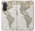 S0604 世界地図 World Map Samsung Galaxy A57 バックケース、フリップケース・カバー