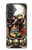 S0753 スカル 翼 バラ パンク Skull Wing Rose Punk Samsung Galaxy A57 バックケース、フリップケース・カバー