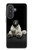 S0878 黒いくま Black Bear Samsung Galaxy A57 バックケース、フリップケース・カバー