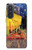 S0929 夜のカフェテラス フィンセント・ファン・ゴッホ Van Gogh Cafe Terrace Samsung Galaxy A57 バックケース、フリップケース・カバー