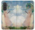 S0998 クロード・モネ 日傘を差す女 Claude Monet Woman with a Parasol Samsung Galaxy A57 バックケース、フリップケース・カバー