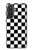 S1611 チェッカーボード Black and White Check Chess Board Samsung Galaxy A57 バックケース、フリップケース・カバー