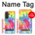 S1697 絞り染め カラフルなグラフィックプリント Tie Dye Colorful Graphic Printed Samsung Galaxy A57 バックケース、フリップケース・カバー