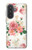 S1859 ローズ柄 Rose Pattern Samsung Galaxy A57 バックケース、フリップケース・カバー