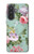 S2178 花アートの絵画 Flower Floral Art Painting Samsung Galaxy A57 バックケース、フリップケース・カバー
