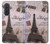 S2211 パリエッフェル塔ポストカード Paris Postcard Eiffel Tower Samsung Galaxy A57 バックケース、フリップケース・カバー