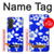 S2244 ハワイのハイビスカス青柄 Hawaiian Hibiscus Blue Pattern Samsung Galaxy A57 バックケース、フリップケース・カバー