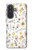 S2354 パステルの花のパターン Pastel Flowers Pattern Samsung Galaxy A57 バックケース、フリップケース・カバー