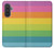 S2363 レインボー柄 Rainbow Pattern Samsung Galaxy A57 バックケース、フリップケース・カバー
