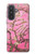 S2449 ピンク開花アーモンドの木 フィンセント・ファン・ゴッホ Pink Blossoming Almond Tree Van Gogh Samsung Galaxy A57 バックケース、フリップケース・カバー
