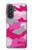S2525 ンク迷彩 Pink Camo Camouflage Samsung Galaxy A57 バックケース、フリップケース・カバー