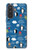 S2572 マリンペンギン柄 Marine Penguin Pattern Samsung Galaxy A57 バックケース、フリップケース・カバー